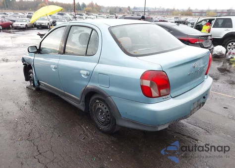 2002 Toyota Echo z USA, uszkodzony, nr VIN JTDBT183920218428